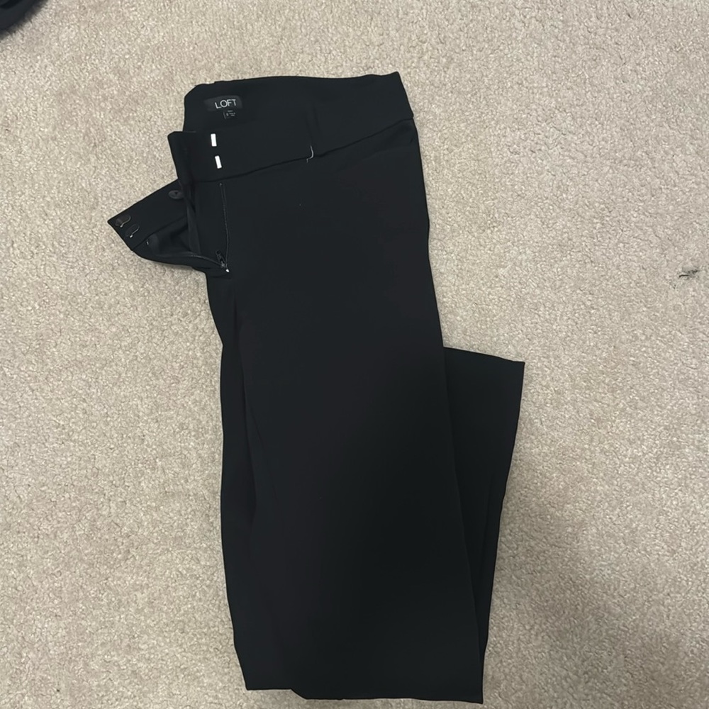 LOFT curvy skinny slacks size 0